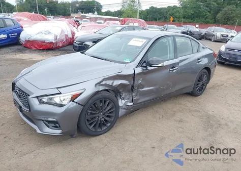 2018 Infiniti Q50 3.0T Luxe z USA, uszkodzony, nr VIN JN1EV7AR0JM434056